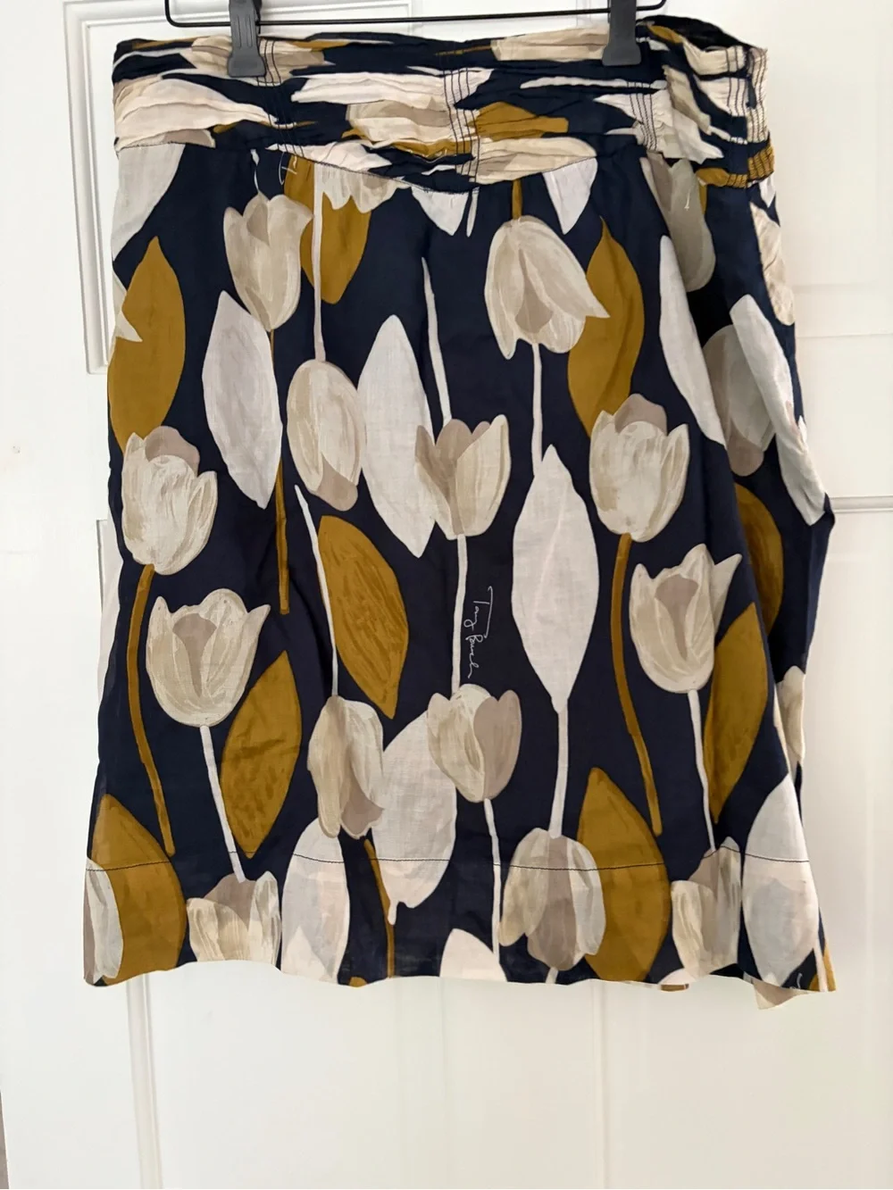 Tory burch tulip print fall skirt 14